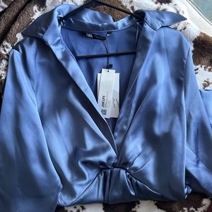 Zara Satin Effect Dress